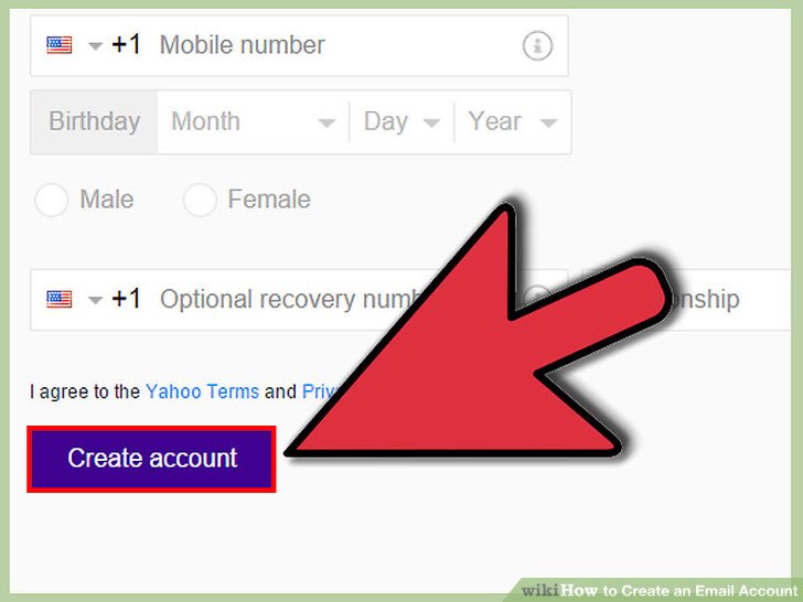 Procedure on how to create new google account
