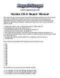 2011 honda crv repair manual pdf