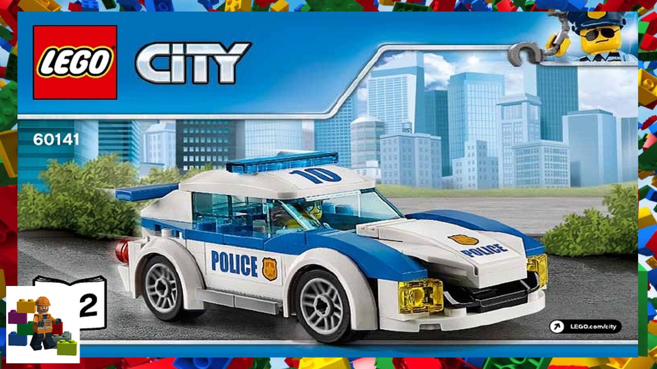 lego police car instruction booklet