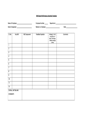 360 degree feedback form pdf