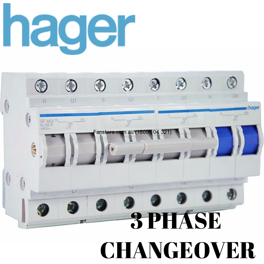 3 phase manual changeover switch