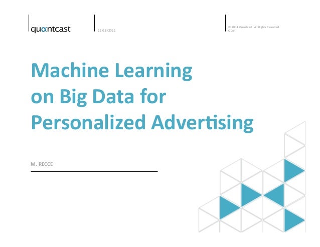 Big data machine learning tutorial
