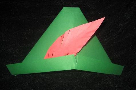 instructions how to make a robin hood hat