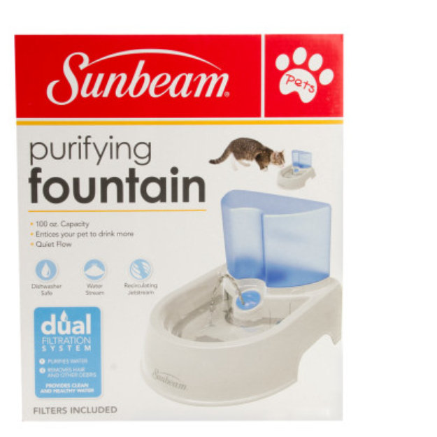 sunbeam pet fountain instructions