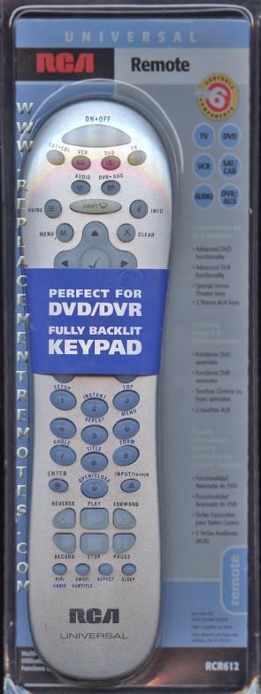 rca backlit universal remote manual