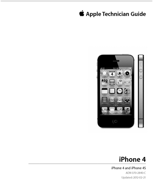 iphone 4s service manual pdf