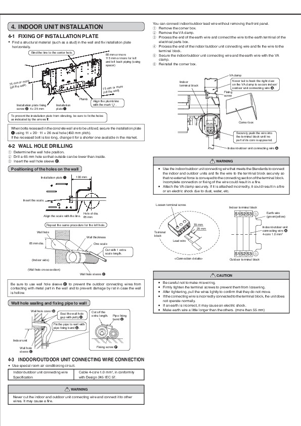 mitsubishi msz ge12na owners manual