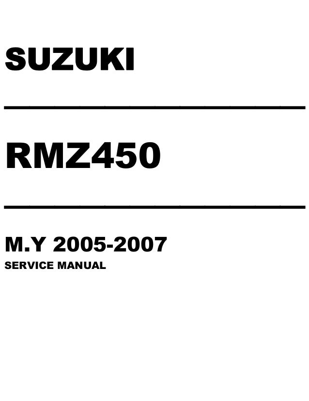 2011 rmz 450 service manual