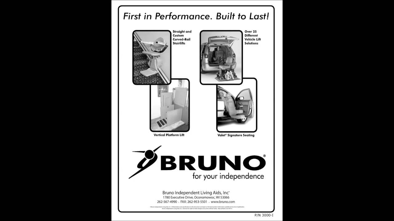 Bruno elan sre 3000 installation manual