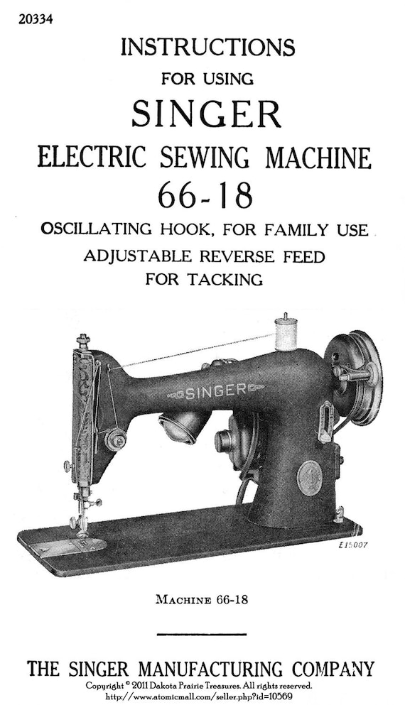 singer sewing machine attachments manual