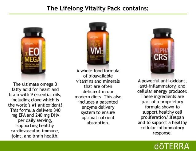 Doterra lifelong vitality pack pdf