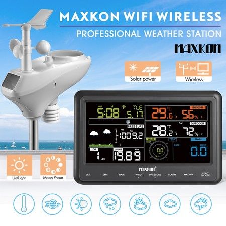 Maxkon weather station instruction manual