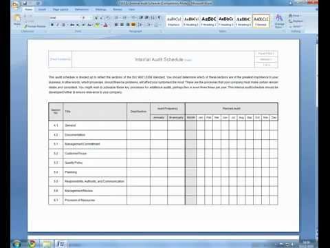 Iso 9001 quality manual template free download