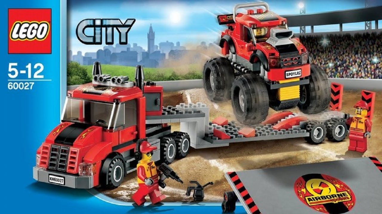 lego city monster truck instructions