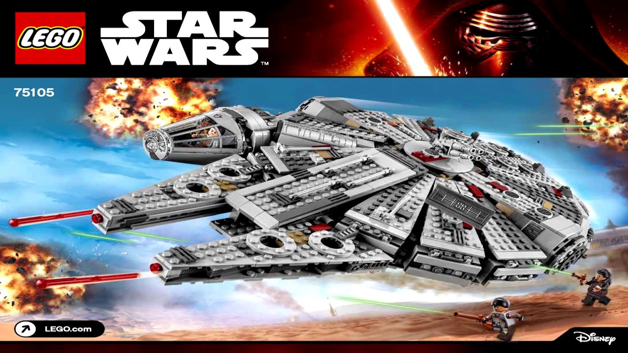 Lego star wars millennium falcon 75105 instructions