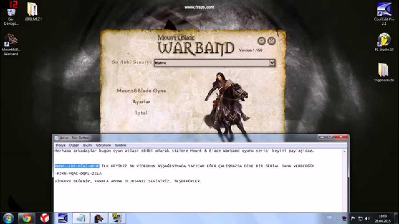 Mount and blade manual activation code free