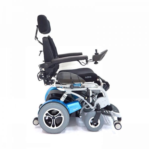Sit to stand manual wheelchair