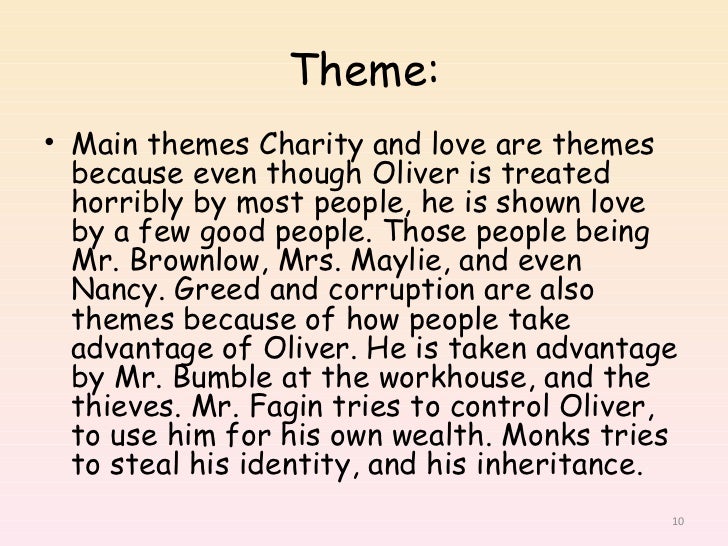 Theme of oliver twist pdf