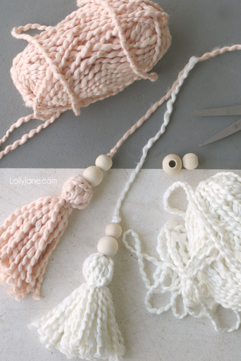 Yarn tassels how to make